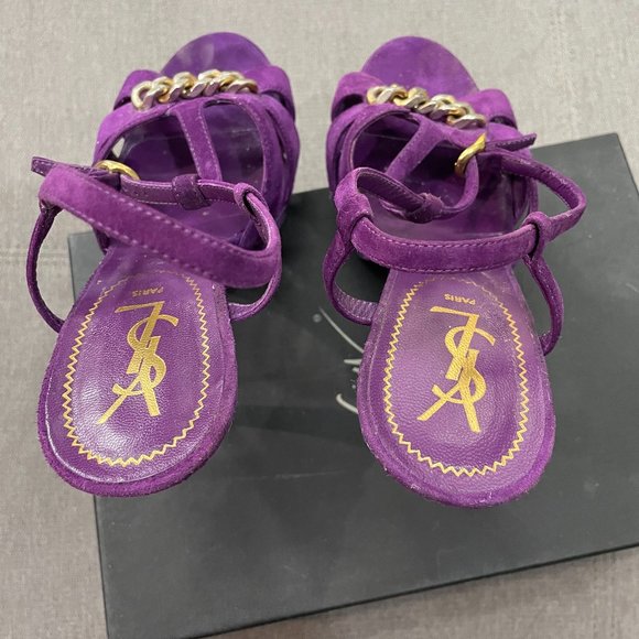 Yves Saint Laurent Rive Gauche, size 8.5 , Platform size: 1.5 - Picture 2 of 10